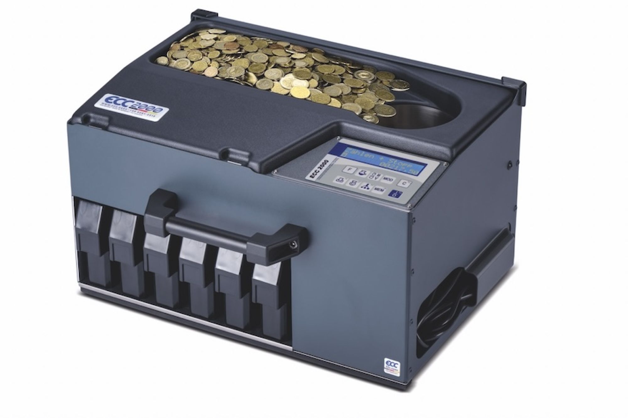 Die Neue ECC2000 M&uuml;nzz&auml;hlmaschine